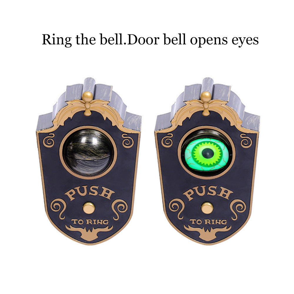 DP-01 A batch of cross-border Amazon AliExpress ebay Halloween scene layout spoof Halloween one-eyed doorbell