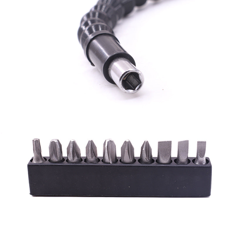 Flexible Drill Bit Extension  Magnetic Hex Soft Shaft 11.6 inch Flexible Screwdriver Extension for Connect