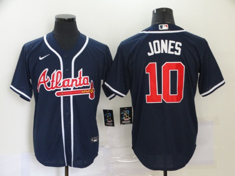 Size S--M--L--XL--XXL--3XL  MLB Atlanta Braves Jersey