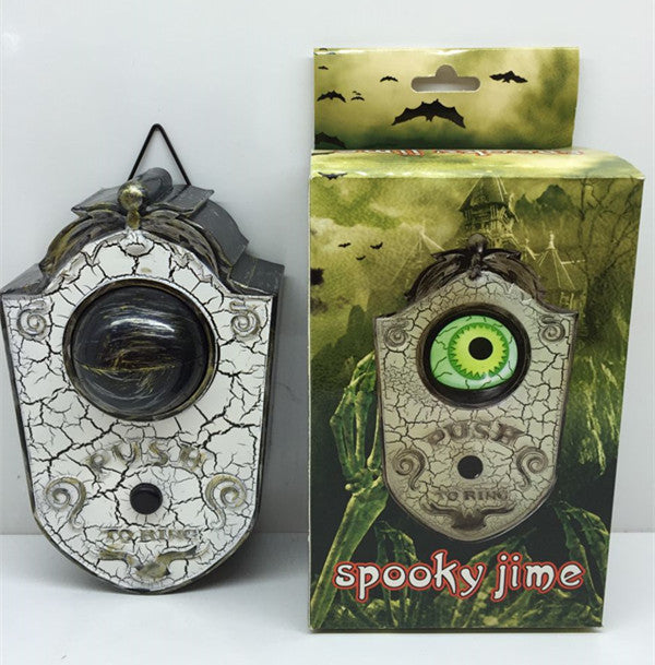 DP-01 A batch of cross-border Amazon AliExpress ebay Halloween scene layout spoof Halloween one-eyed doorbell