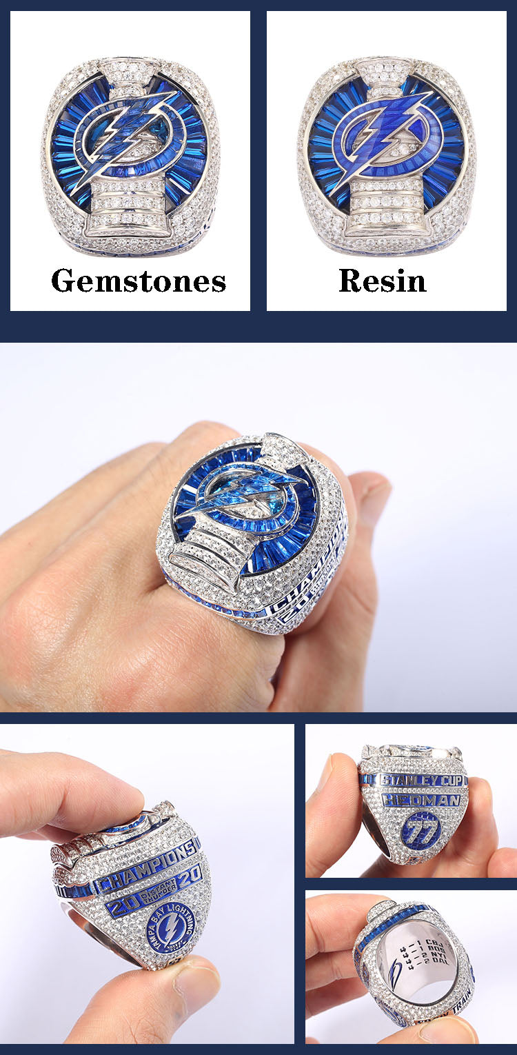 Top Quality NHL 2020 Tampa Bay Lightning Stanley Cup Championship Rings