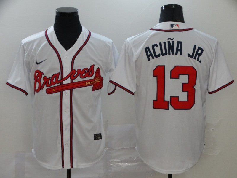 Size S--M--L--XL--XXL--3XL  MLB Atlanta Braves Jersey