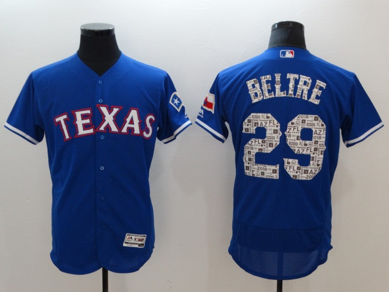 Size S--M--L  MLB  Texas Rangers Jersey