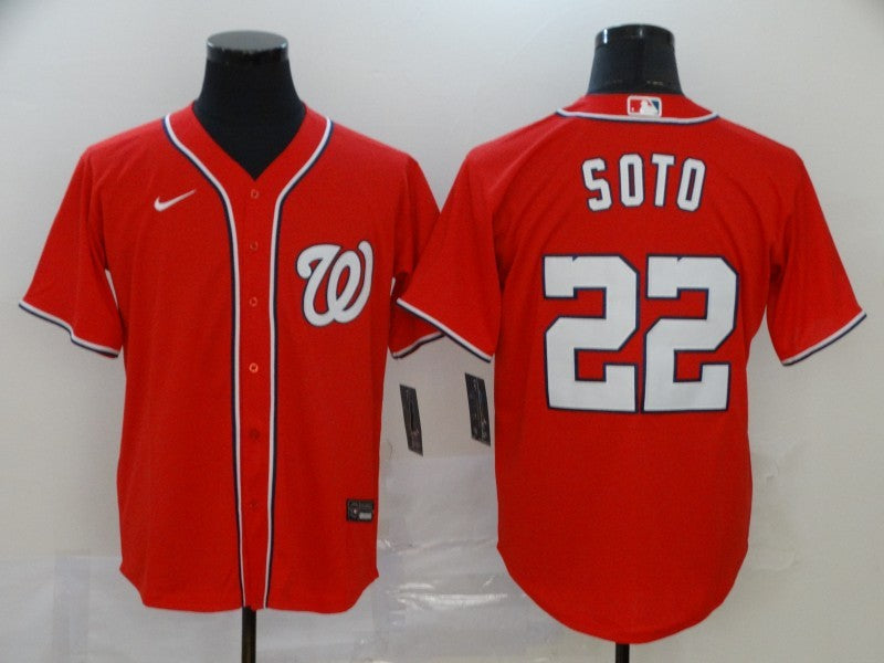 Size S--M--L--XL--XXL--3XL  MLB Washington Nationals Jersey