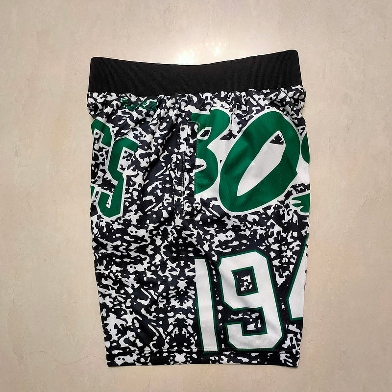 Size :S-M-L-XL-XXL-3XL---Basketball Boston Celtic Shorts