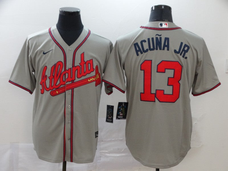 Size S--M--L--XL--XXL--3XL  MLB Atlanta Braves Jersey