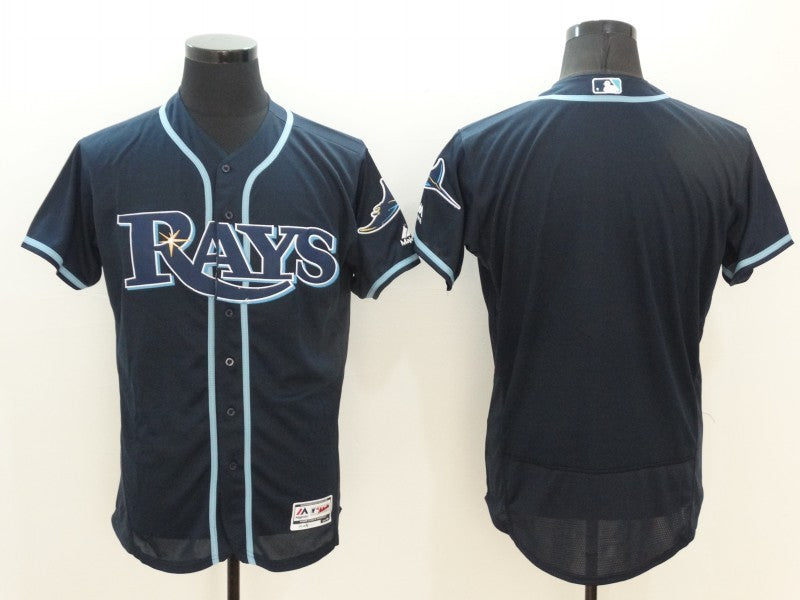 Size S--M--L--XL--XXL--3XL  MLB Tampa Bay Rays Jersey