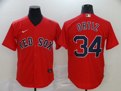 Size S--M--L--XL--XXL--3XL -MLB Boston Red Sox Jersey