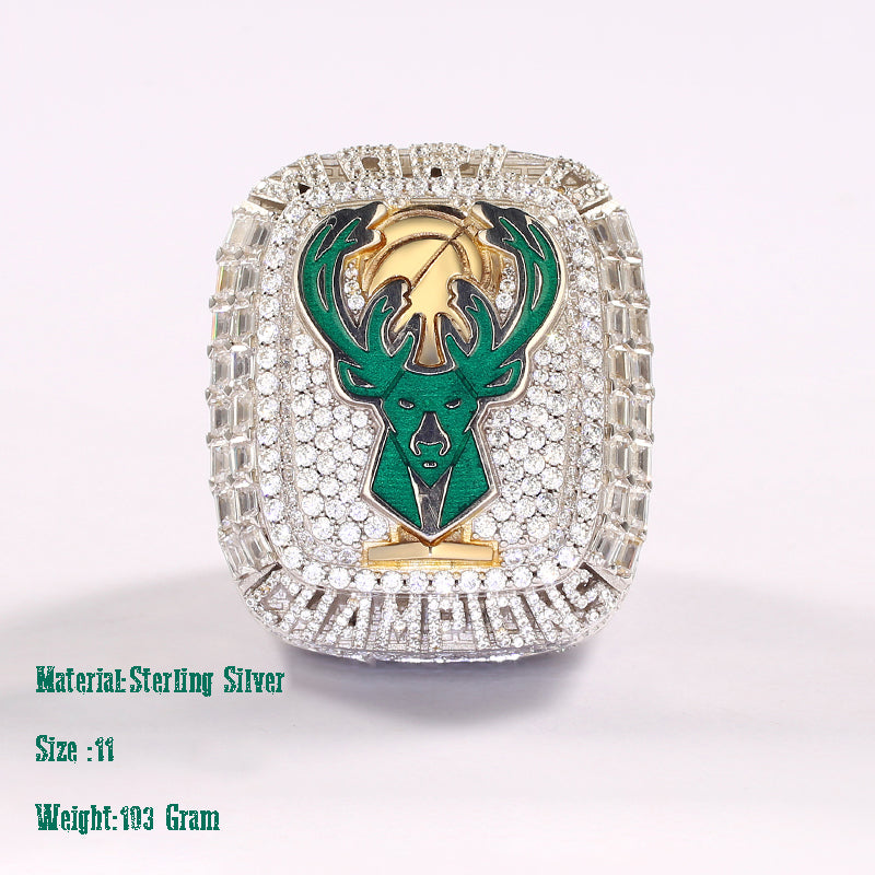 NBA 2021 Milwaukee Bucks championship rings