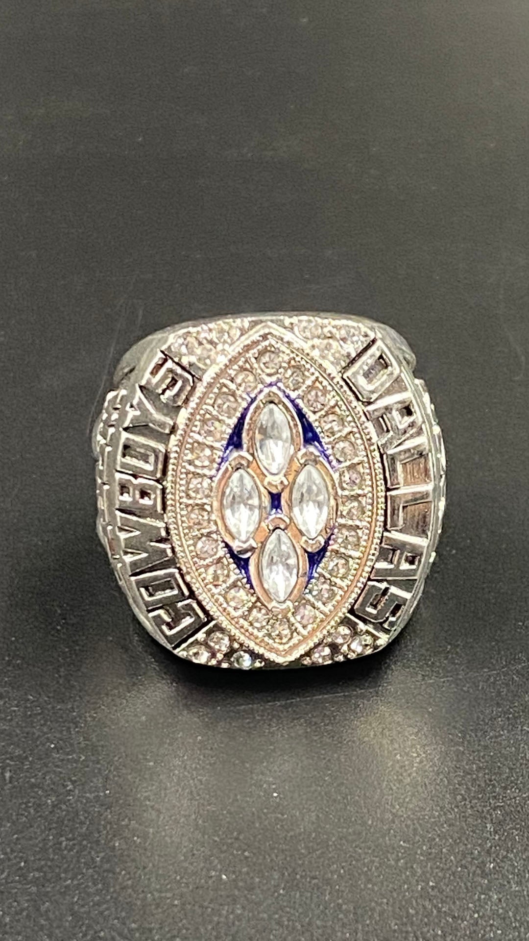 NFL Dallas Cowboys 1971 1977 1992 1993 1995 Championship Rings （Silver Verison)