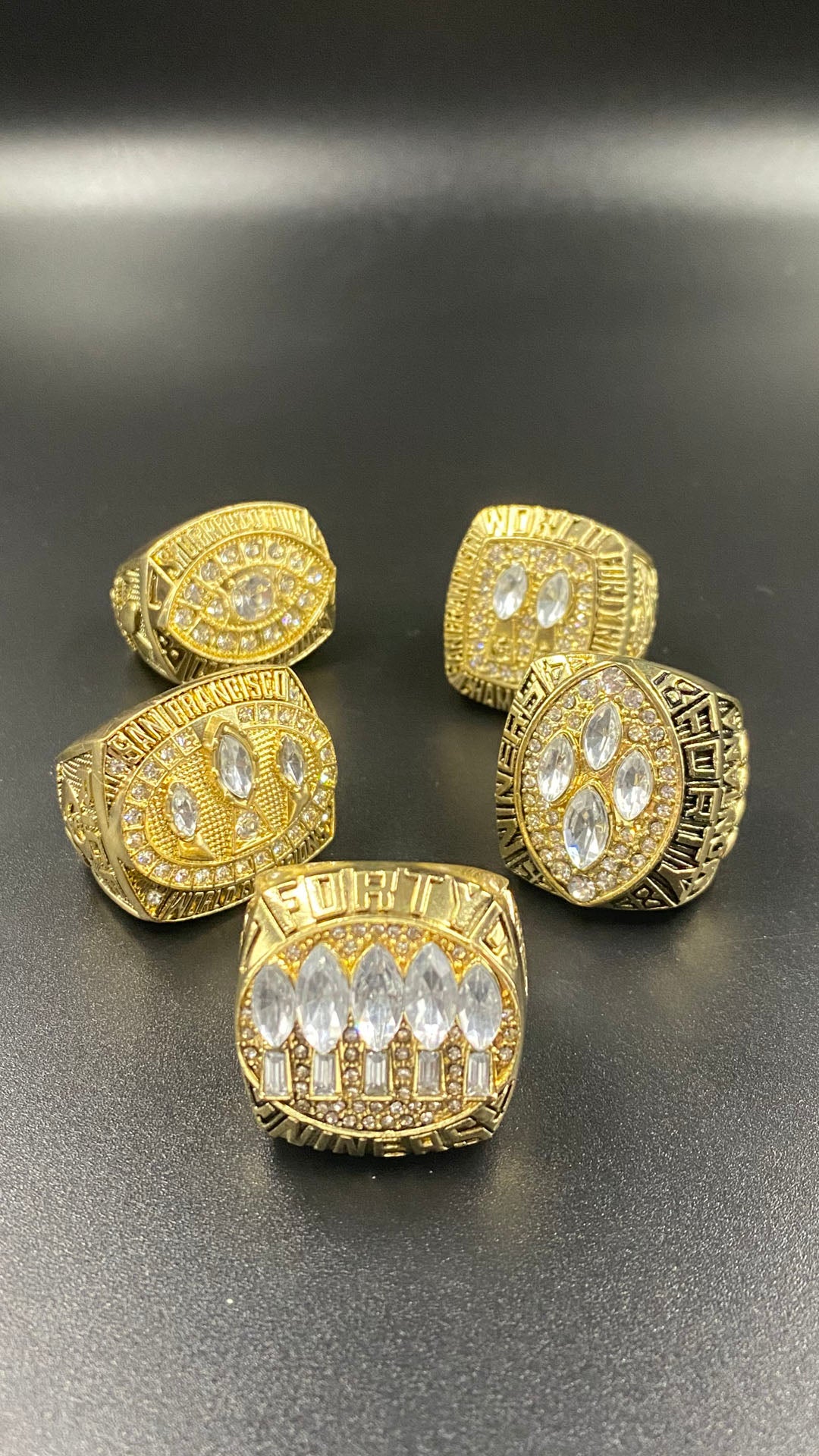 NFL San Francisco 49ers 1981 1984 1988 1989 1994 Championship Rings