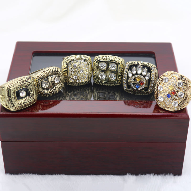 NFL Pittsburgh Steelers 1974 1975 1978 1979 2005 2008 Championship Rings