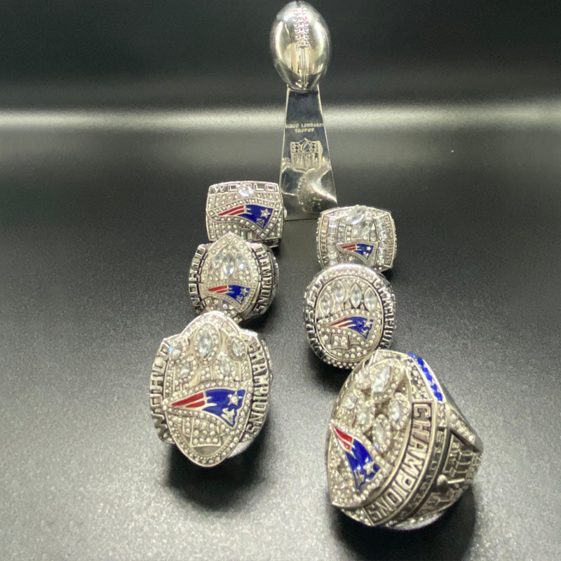 NFL New England Patriots 2001 2003 2004 2014 2016 2018 Super Bowl LIII Championship Ring