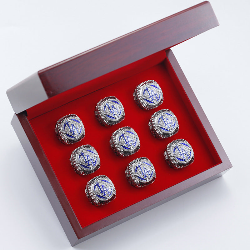 1959 1955 1963 1965 1981 1988 2020 （Whole player name )LA World Series Rings Set with Box