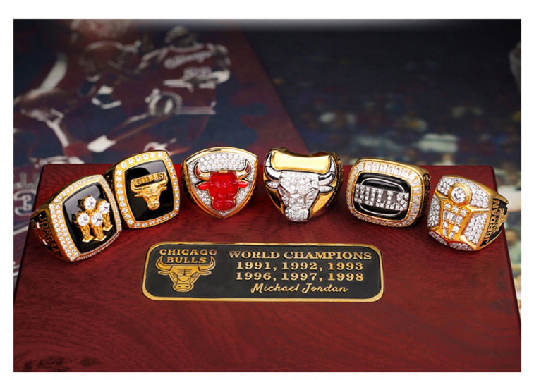 Top Quality NBA Chicago championship rings 1991 1992 1993 1996 1997 1998