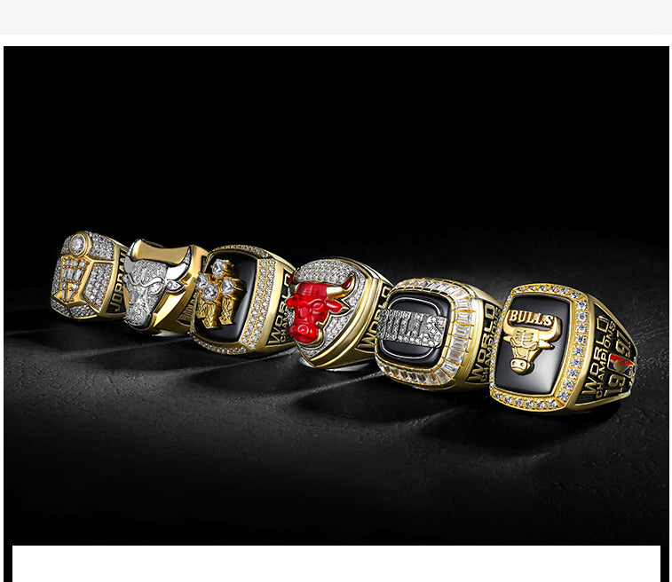 Top Quality NBA Chicago championship rings 1991 1992 1993 1996 1997 1998